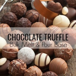Chocolate Truffle Bulk Melt & Pour Massage Candle Base