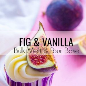 Fig & Vanilla Bulk Melt & Pour Massage Candle Base